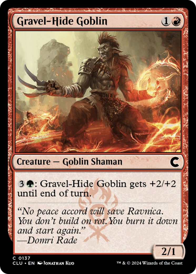 Gravel-Hide Goblin [Ravnica: Clue Edition] | Odin's Place