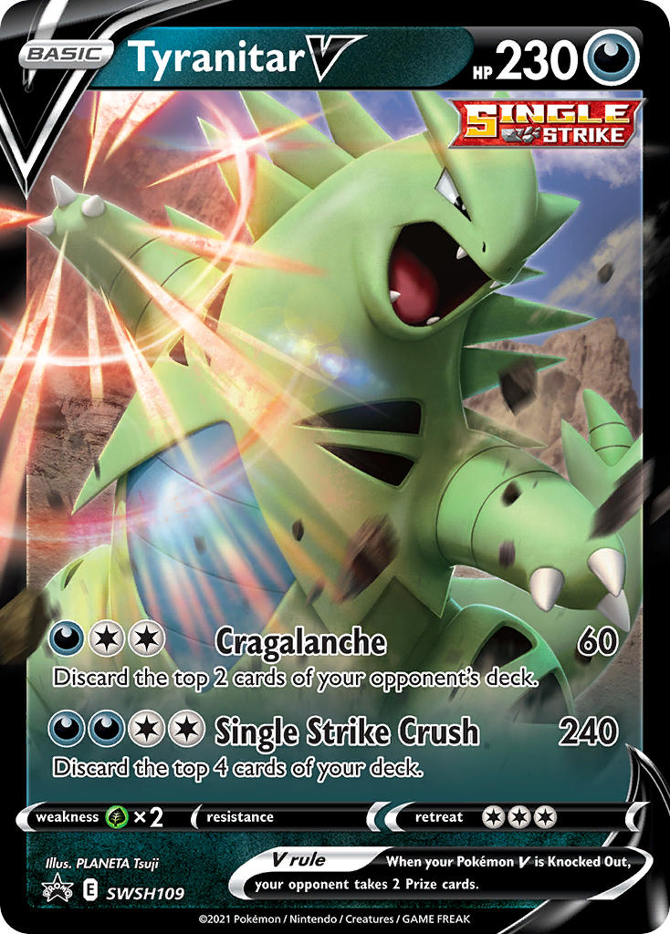 Tyranitar V (SWSH109) [Sword & Shield: Black Star Promos] | Odin's Place