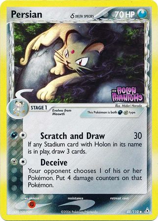 Persian (48/110) (Delta Species) (Stamped) [EX: Holon Phantoms] | Odin's Place