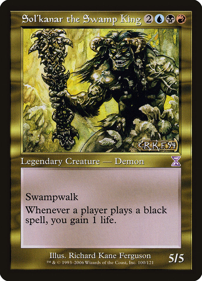 Sol'kanar the Swamp King (100) [Time Spiral Timeshifted] | Odin's Place