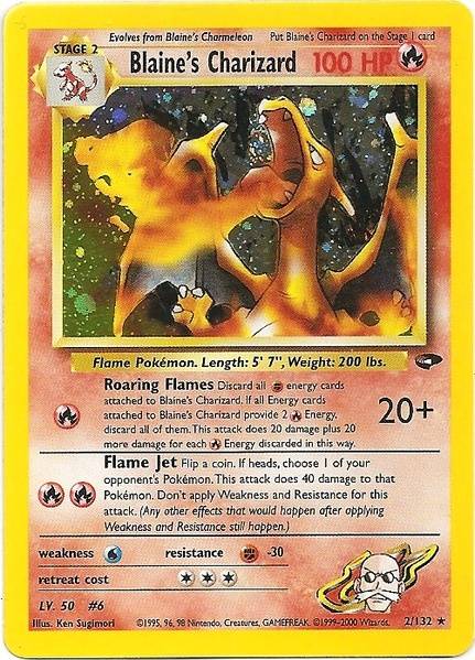 Blaine's Charizard (2/132) [Gym Challenge Unlimited] | Odin's Place