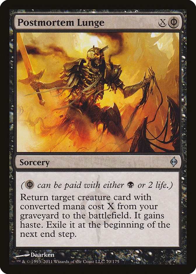 Postmortem Lunge (70) [New Phyrexia] | Odin's Place