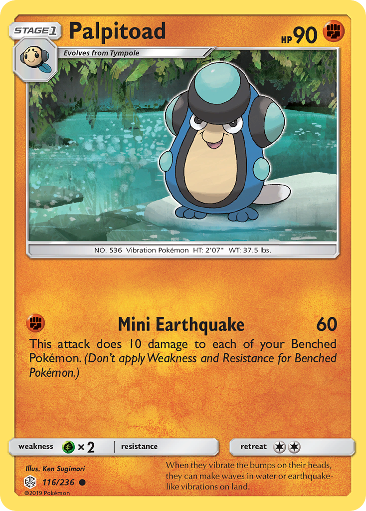 Palpitoad (116/236) [Sun & Moon: Cosmic Eclipse] | Odin's Place