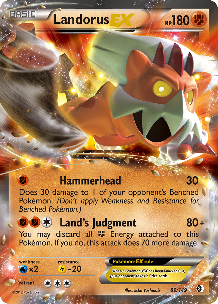 Landorus EX (89/149) [Black & White: Boundaries Crossed] | Odin's Place