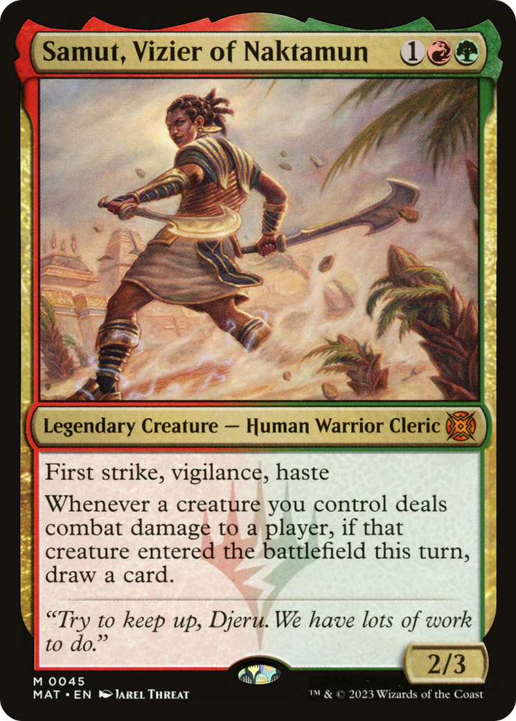 Samut, Vizier of Naktamun [March of the Machine: The Aftermath] | Odin's Place