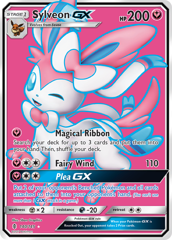 Sylveon GX (140/145) [Sun & Moon: Guardians Rising] | Odin's Place