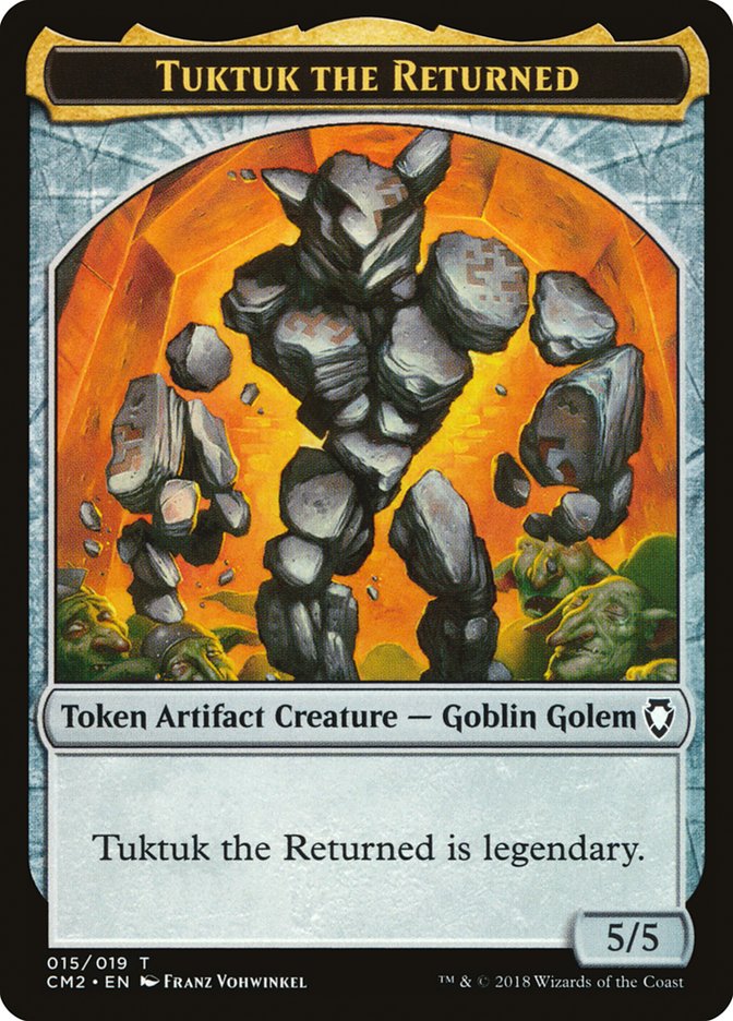 Tuktuk the Returned Token (15) [Commander Anthology Volume II Tokens] | Odin's Place