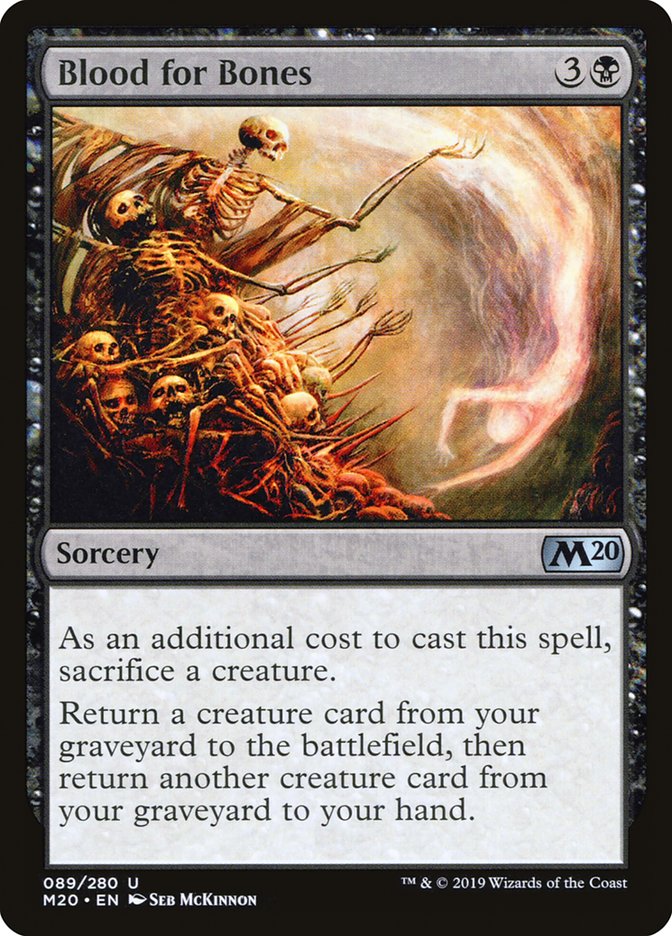 Blood for Bones [Core Set 2020] | Odin's Place
