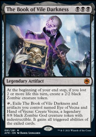 The Book of Vile Darkness (Promo Pack) [Dungeons & Dragons: Adventures in the Forgotten Realms Promos] | Odin's Place
