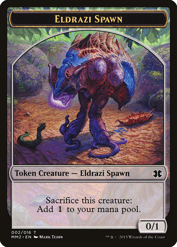 Eldrazi Spawn Token (002/016) [Modern Masters 2015 Tokens] | Odin's Place