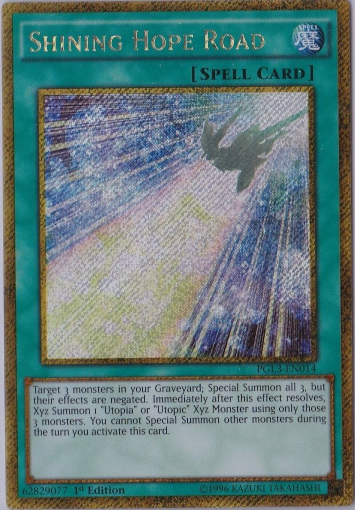 Shining Hope Road [PGL3-EN014] Gold Secret Rare | Odin's Place