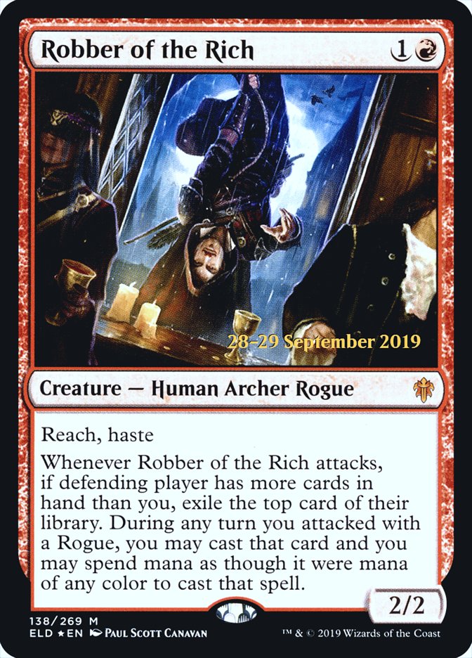 Robber of the Rich [Throne of Eldraine Prerelease Promos] | Odin's Place
