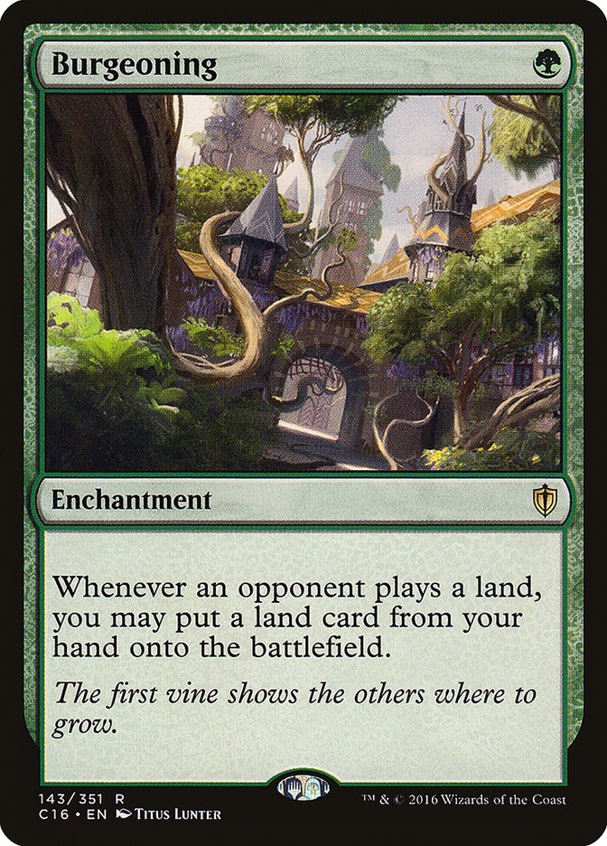 Burgeoning (143) [Commander 2016] | Odin's Place
