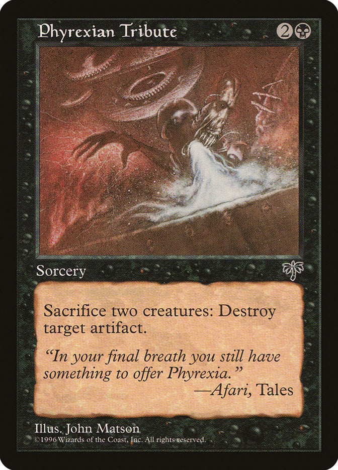 Phyrexian Tribute (134) [Mirage] | Odin's Place