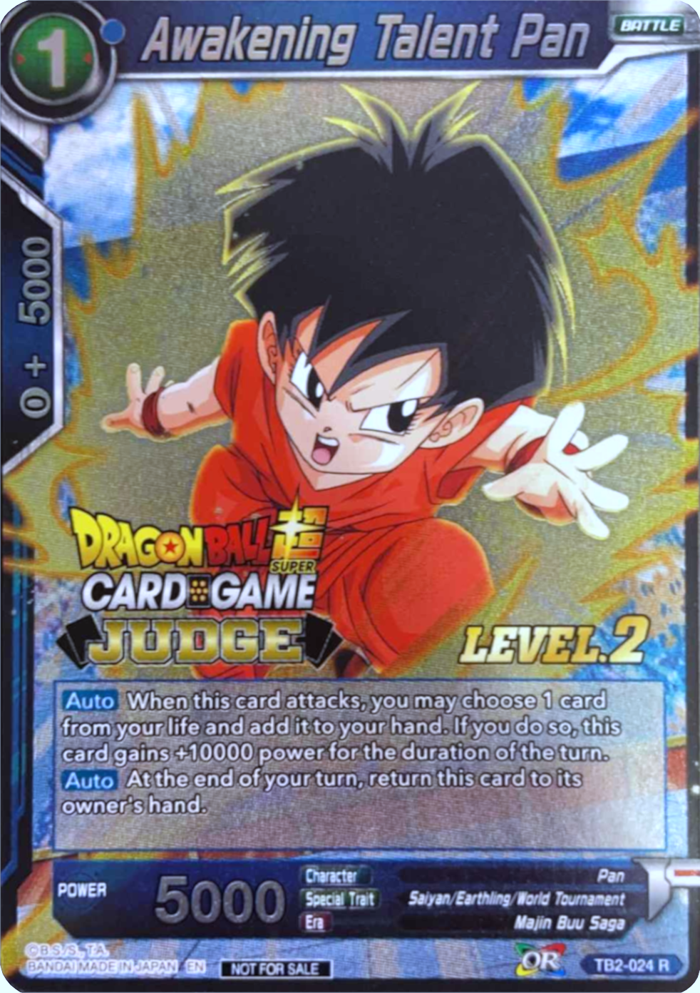 Awakening Talent Pan (Level 2) (TB2-024) [Judge Promotion Cards] | Odin's Place