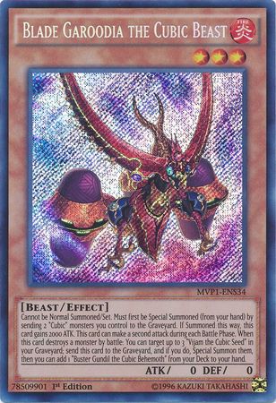 Blade Garoodia the Cubic Beast [MVP1-ENS34] Secret Rare | Odin's Place