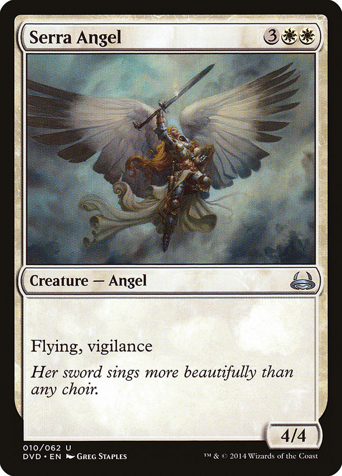 Serra Angel (10) (Divine vs. Demonic) [Duel Decks Anthology] | Odin's Place