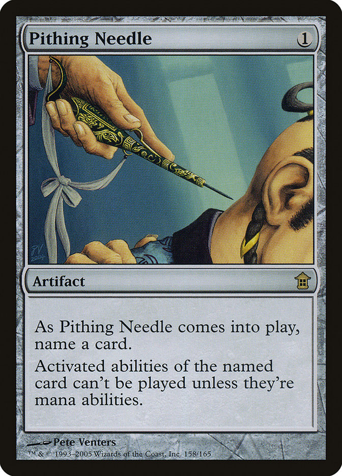 Pithing Needle (158) [Saviors of Kamigawa] | Odin's Place