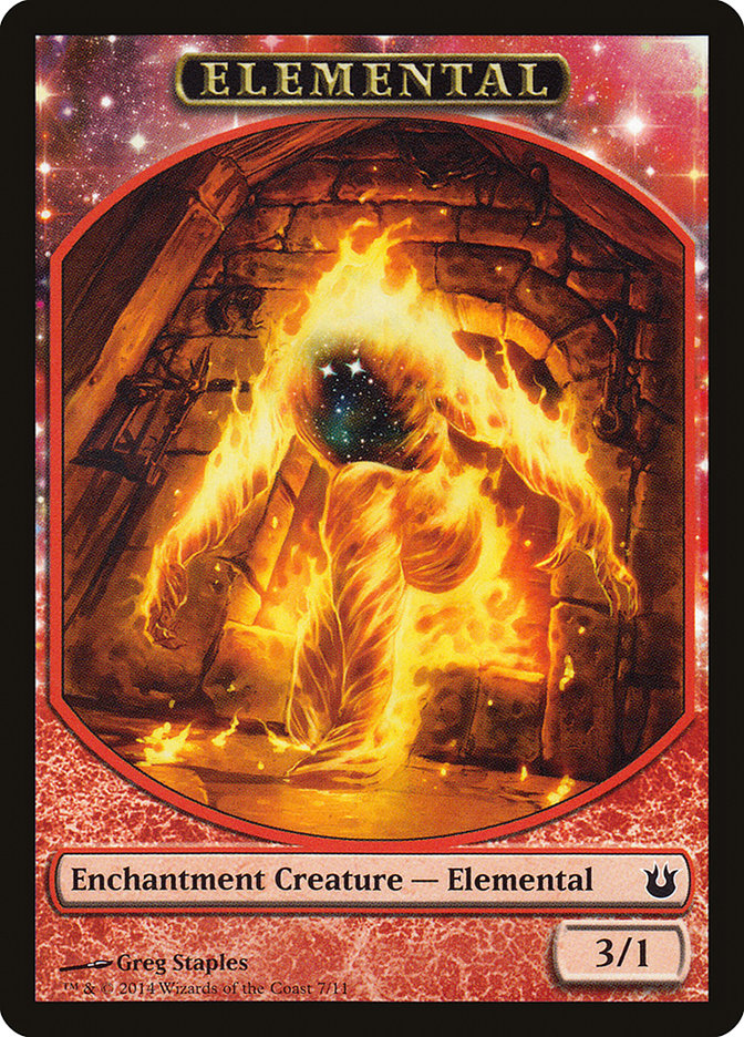 Elemental Token (7) [Born of the Gods Tokens] | Odin's Place