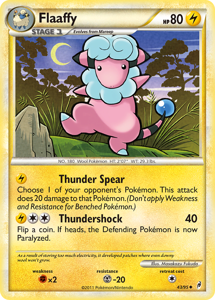 Flaaffy (43/95) [HeartGold & SoulSilver: Call of Legends] | Odin's Place