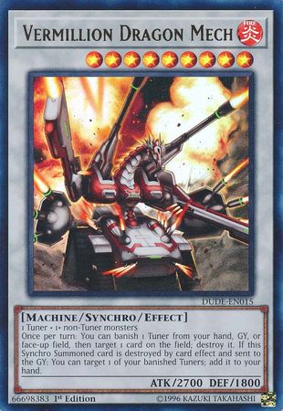 Vermillion Dragon Mech [DUDE-EN015] Ultra Rare | Odin's Place