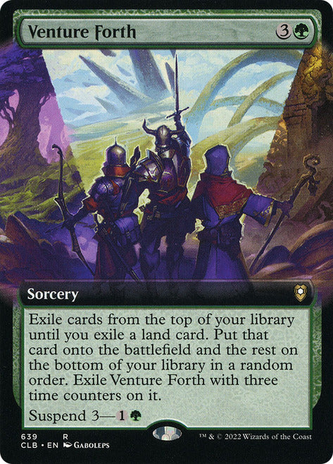 Venture Forth (Extended Art) [Commander Legends: Battle for Baldur's Gate] | Odin's Place