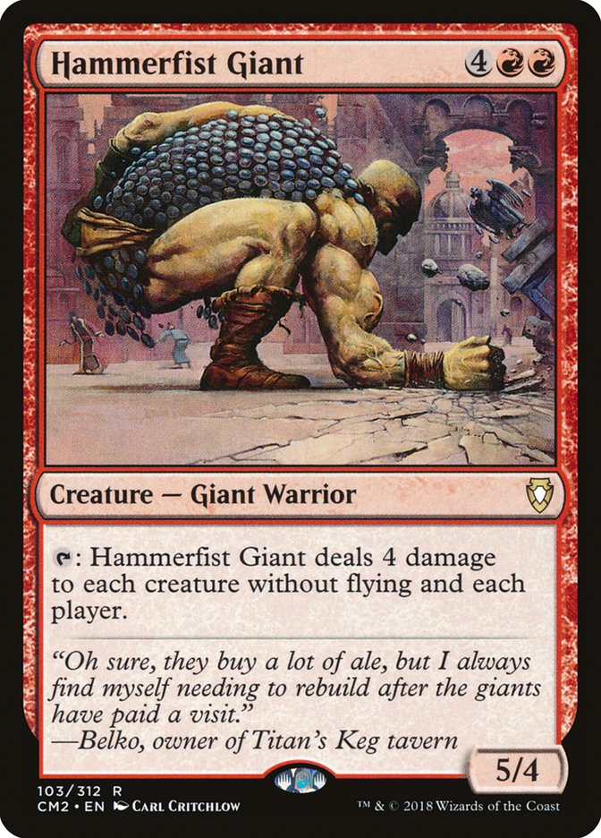 Hammerfist Giant (103) [Commander Anthology Volume II] | Odin's Place