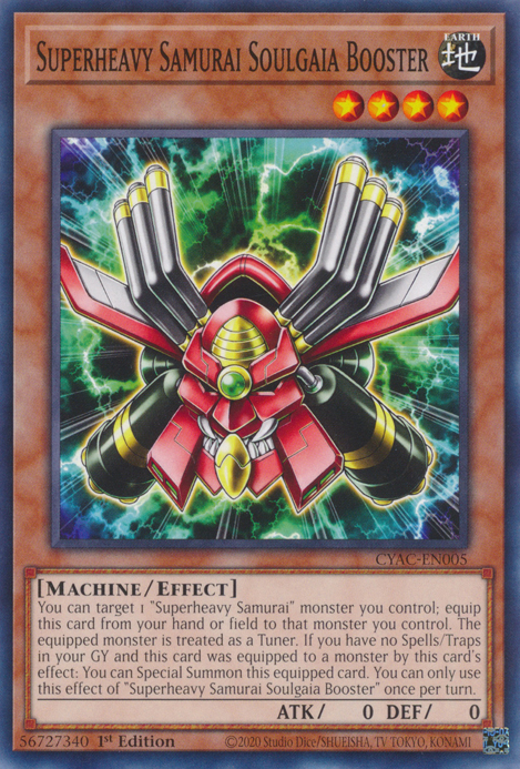 Superheavy Samurai Soulgaia Booster [CYAC-EN005] Common | Odin's Place