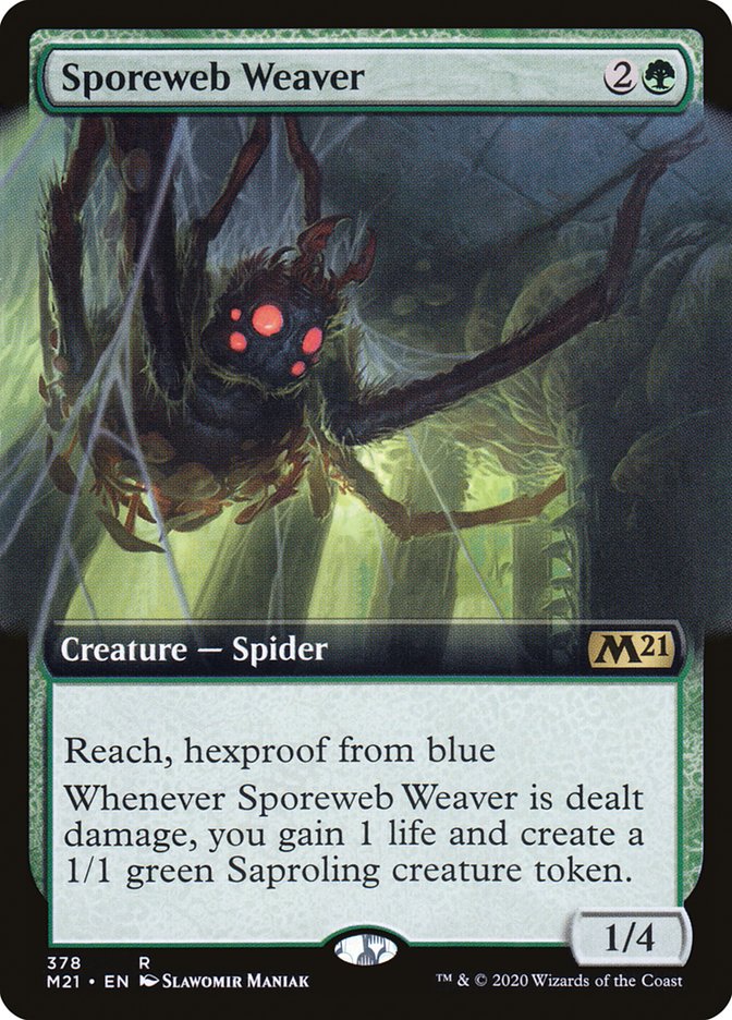 Sporeweb Weaver (Extended Art) [Core Set 2021] | Odin's Place
