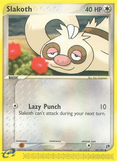 Slakoth (80/100) [EX: Sandstorm] | Odin's Place