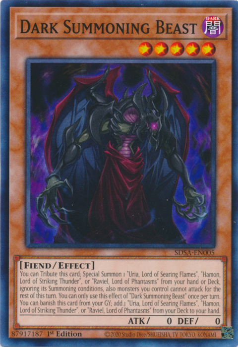 Dark Summoning Beast [SDSA-EN005] Common | Odin's Place