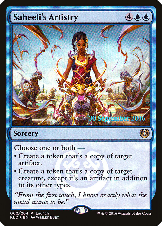Saheeli's Artistry (62) (Launch) [Kaladesh Promos] | Odin's Place