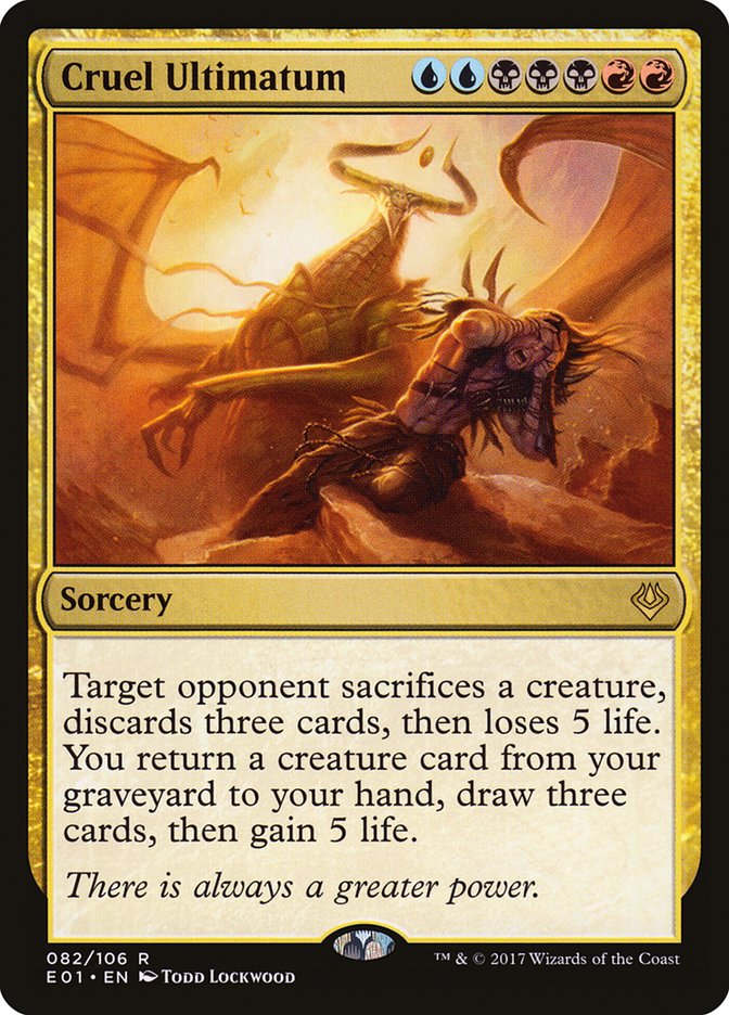 Cruel Ultimatum (82) [Archenemy: Nicol Bolas] | Odin's Place