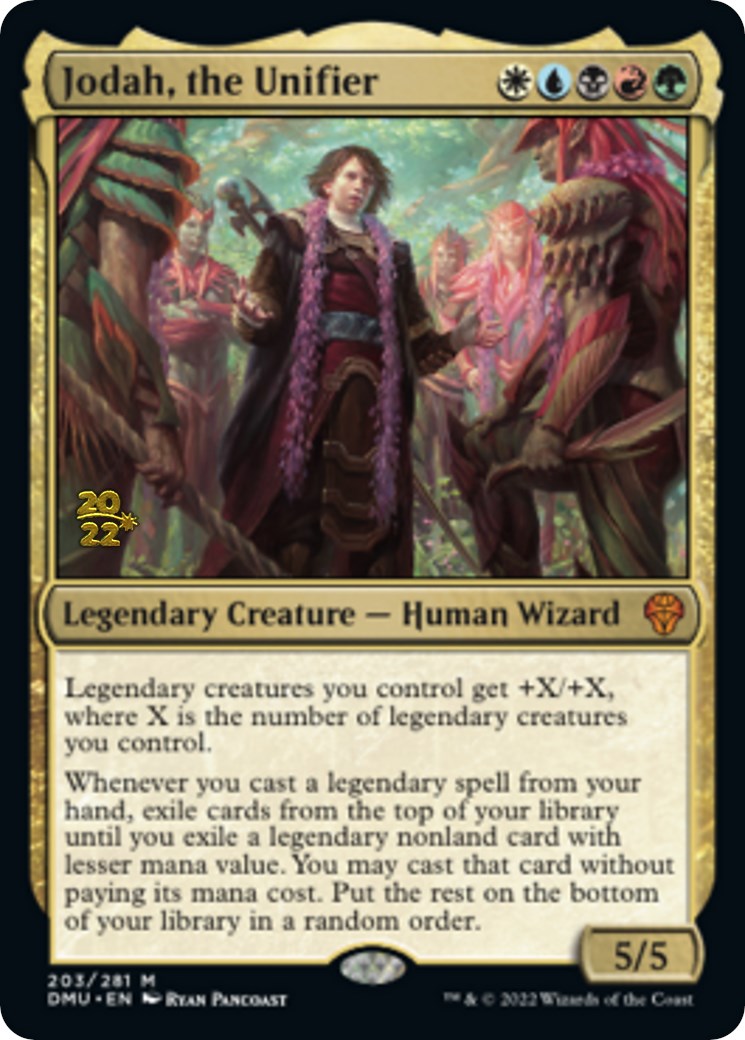 Jodah, the Unifier [Dominaria United Prerelease Promos] | Odin's Place