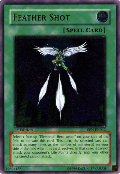 Feather Shot [EEN-EN042] Ultimate Rare | Odin's Place