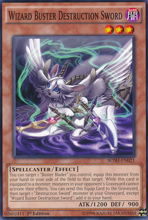 Wizard Buster Destruction Sword [BOSH-EN021] Common | Odin's Place