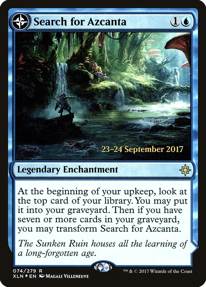 Search for Azcanta // Azcanta, the Sunken Ruin [Ixalan Prerelease Promos] | Odin's Place