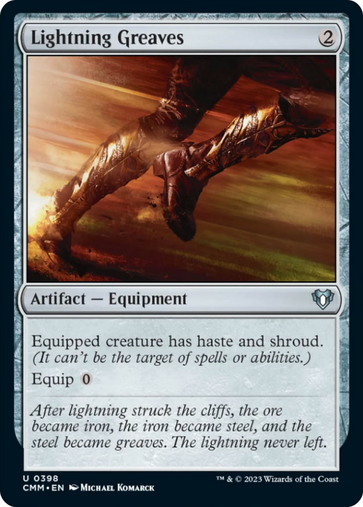 Lightning Greaves [Commander Masters] | Odin's Place