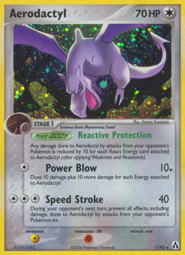 Aerodactyl (1/92) [EX: Legend Maker] | Odin's Place