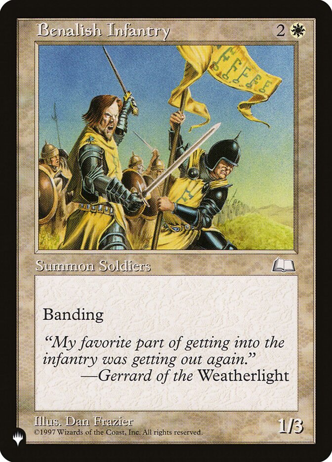 Benalish Infantry [The List] | Odin's Place