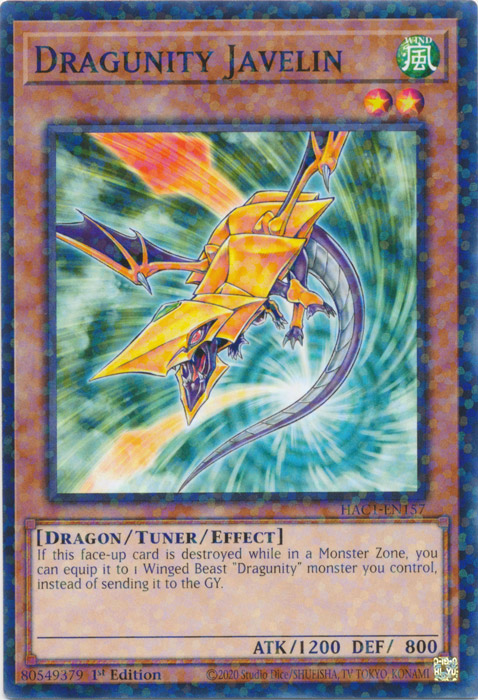 Dragunity Javelin (Duel Terminal) [HAC1-EN157] Common | Odin's Place