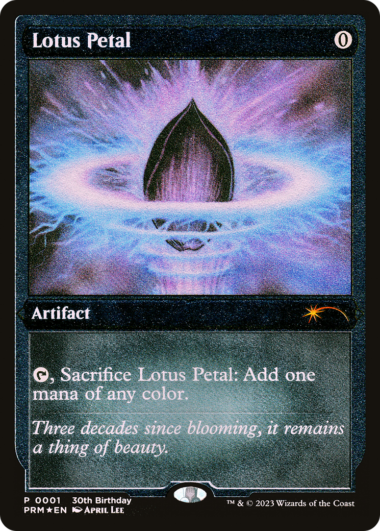 Lotus Petal (Foil Etched) [30th Anniversary Promos] | Odin's Place