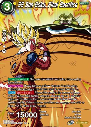 SS Son Goku, Final Sacrifice (BT17-093) [Ultimate Squad] | Odin's Place