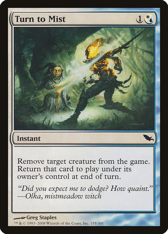 Turn to Mist (155) [Shadowmoor] | Odin's Place