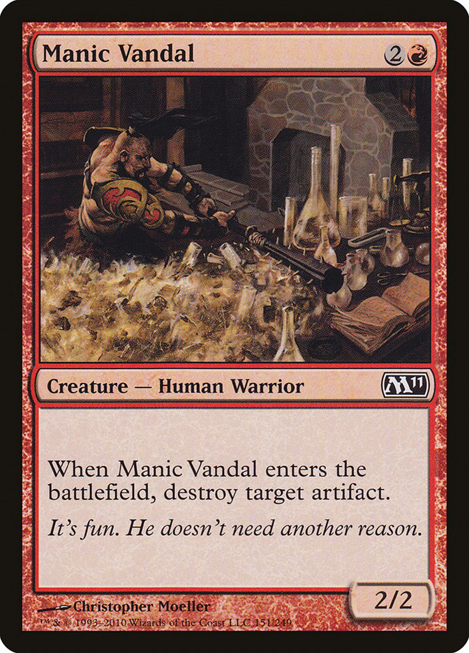 Manic Vandal (151) [Magic 2011] | Odin's Place