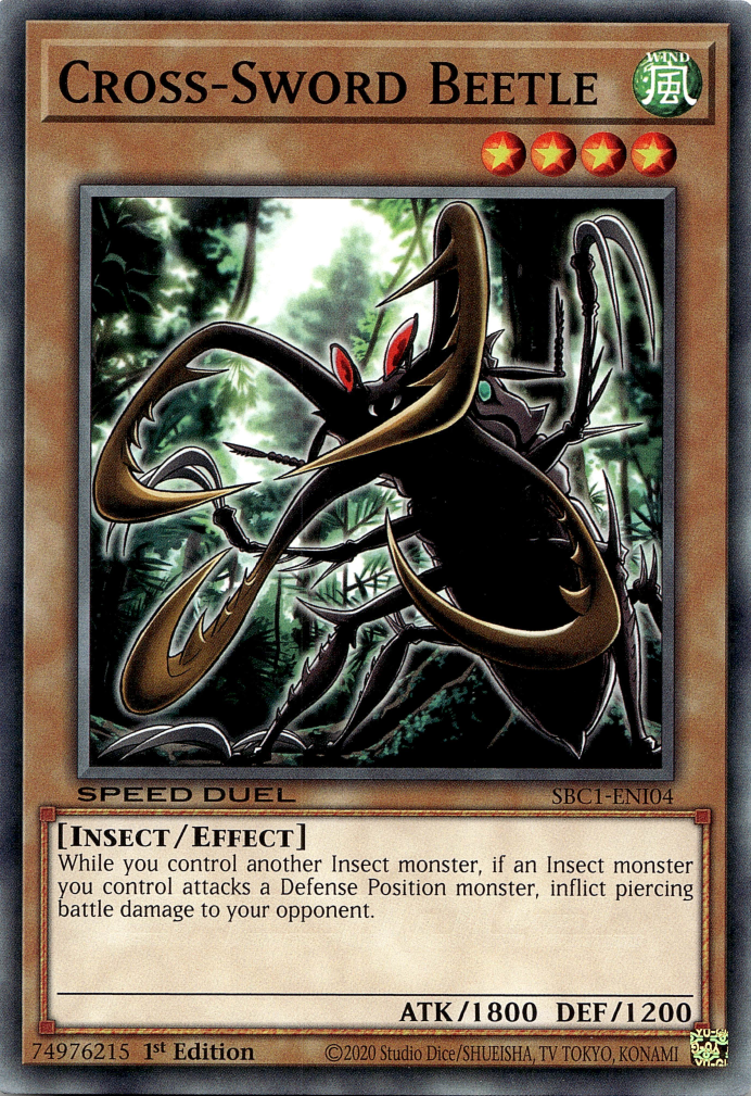 Cross-Sword Beetle [SBC1-ENI04] Common | Odin's Place