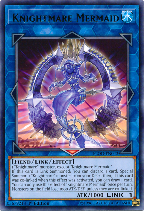 Knightmare Mermaid [FLOD-EN043] Rare | Odin's Place
