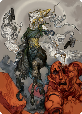 Tamiyo, Compleated Sage Art Card [Kamigawa: Neon Dynasty Art Series] | Odin's Place