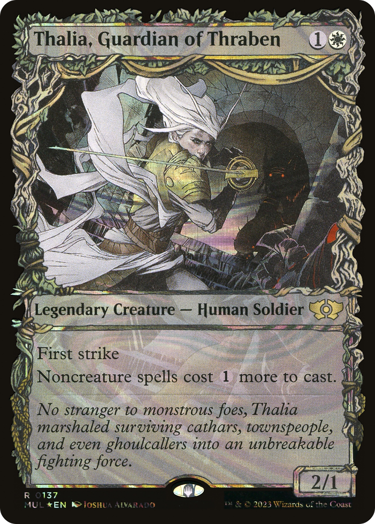 Thalia, Guardian of Thraben (Halo Foil) [Multiverse Legends] | Odin's Place