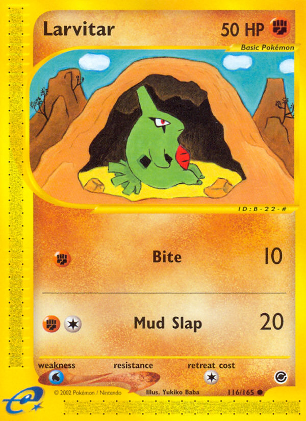 Larvitar (116/165) [Expedition: Base Set] | Odin's Place